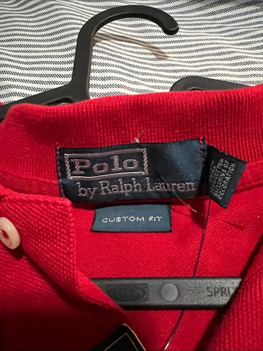 Polo by Ralph Lauren Red Polo with Blue Pony Embroidery